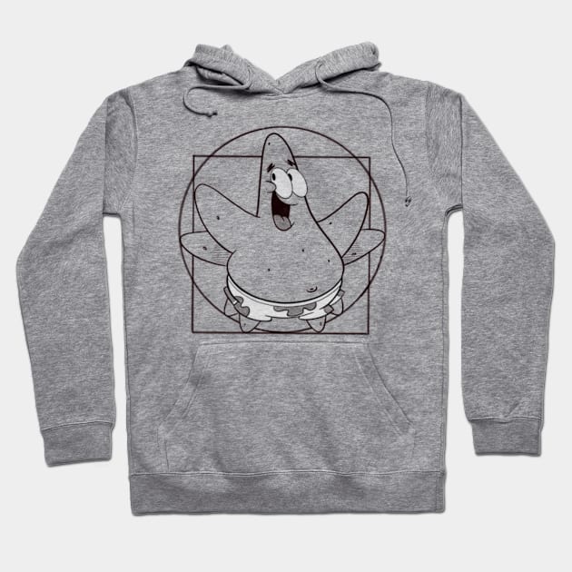 vitruvian patrick star Hoodie by creativeballoon